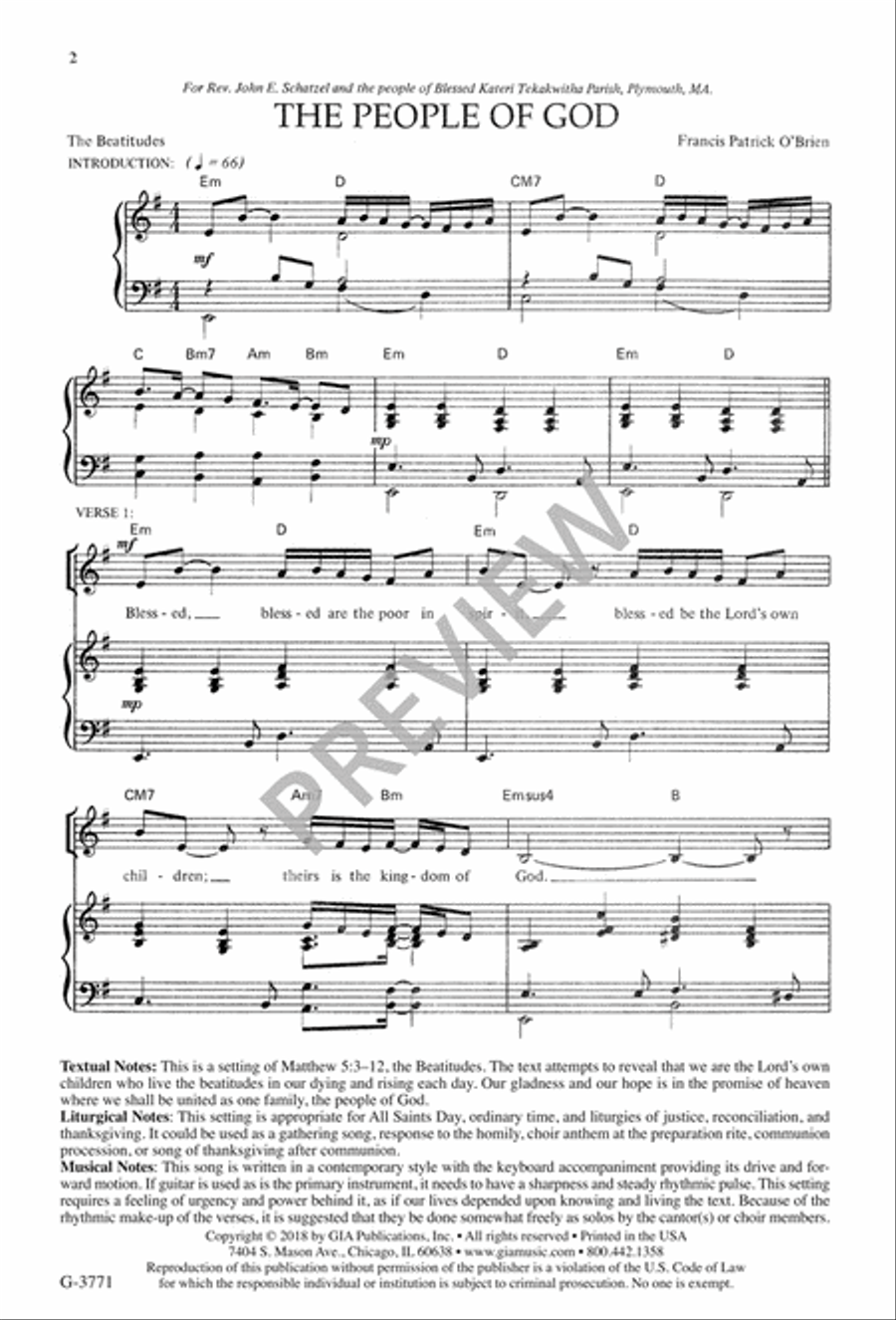 The People of God The People of God 4-Part scores gallery preview page 3