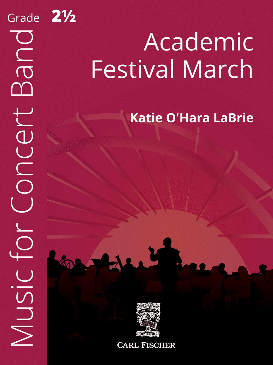 Academic Festival March Concert Band scores gallery preview page 1