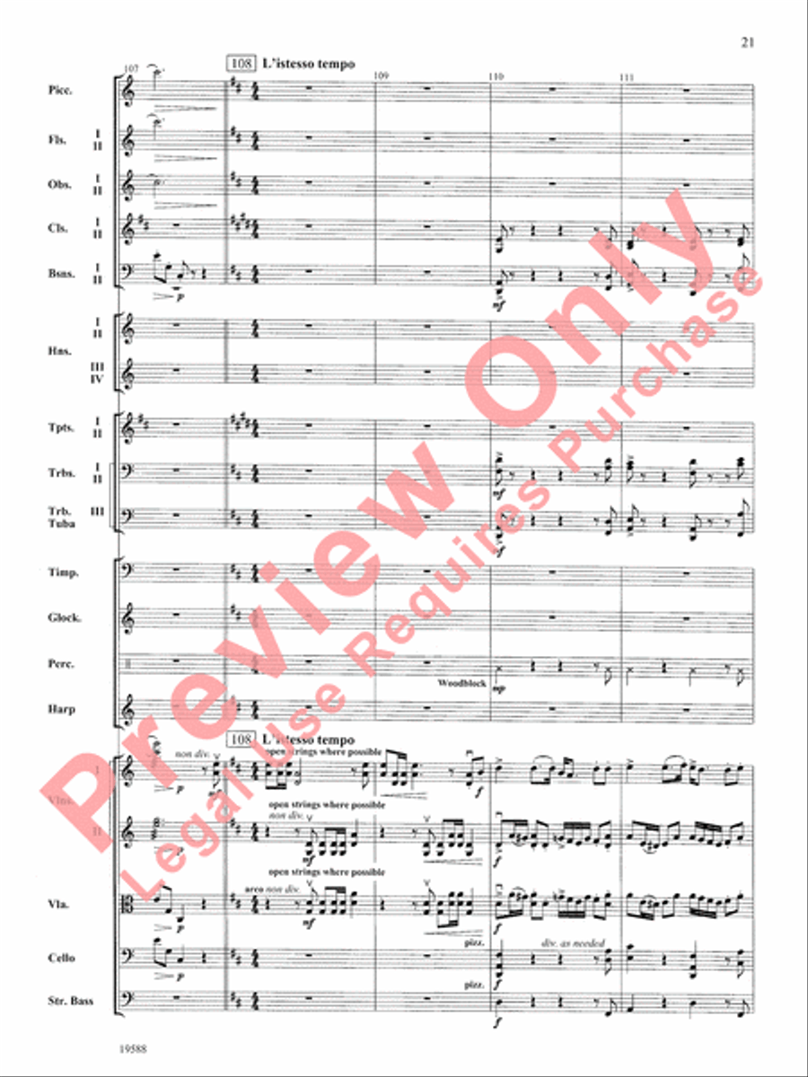 Camp Meeting Full Orchestra scores gallery preview page 22