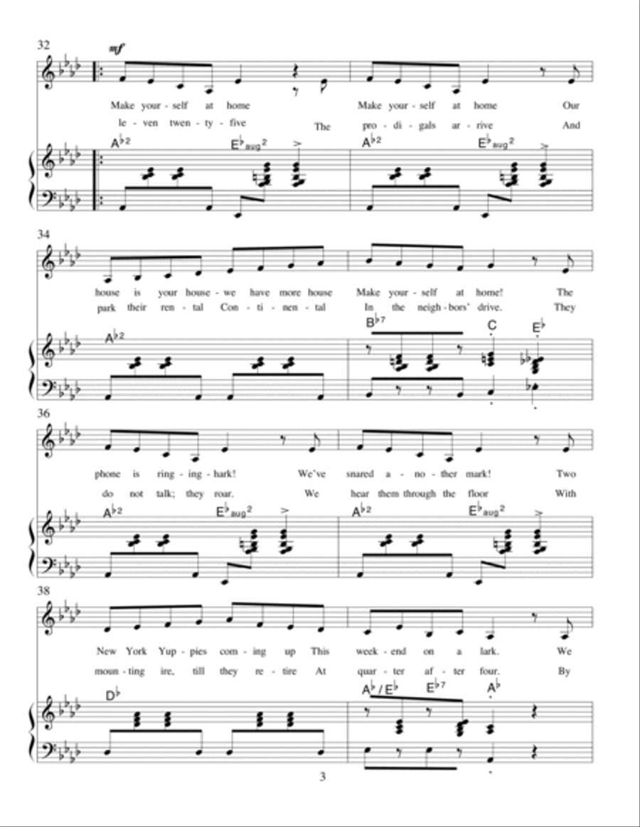 Make Yourself At Home Make Yourself At Home Voice scores gallery preview page 3
