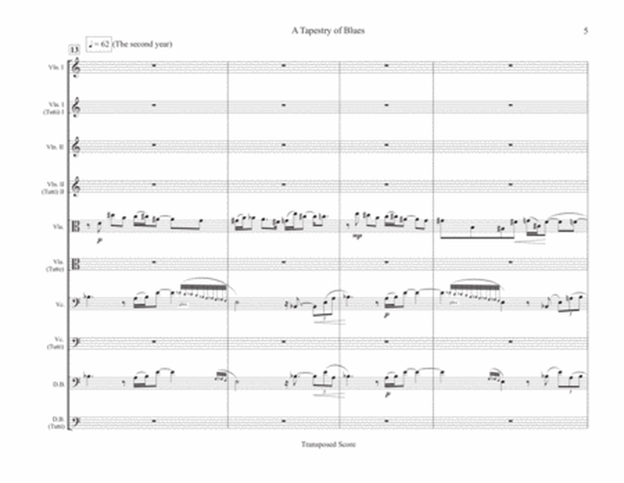 A Tapestry of Blues (score)