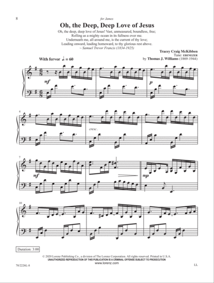 Vast as the Ocean Piano Solo scores gallery preview page 4