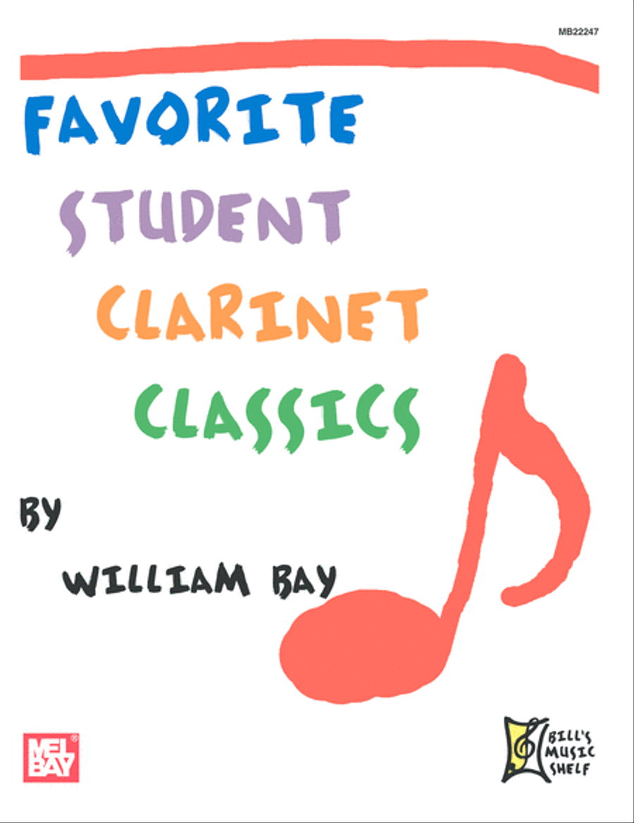 Favorite Student Clarinet Classics Clarinet Solo scores gallery preview page 1