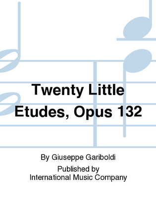 Book cover for Twenty Little Etudes, Opus 132