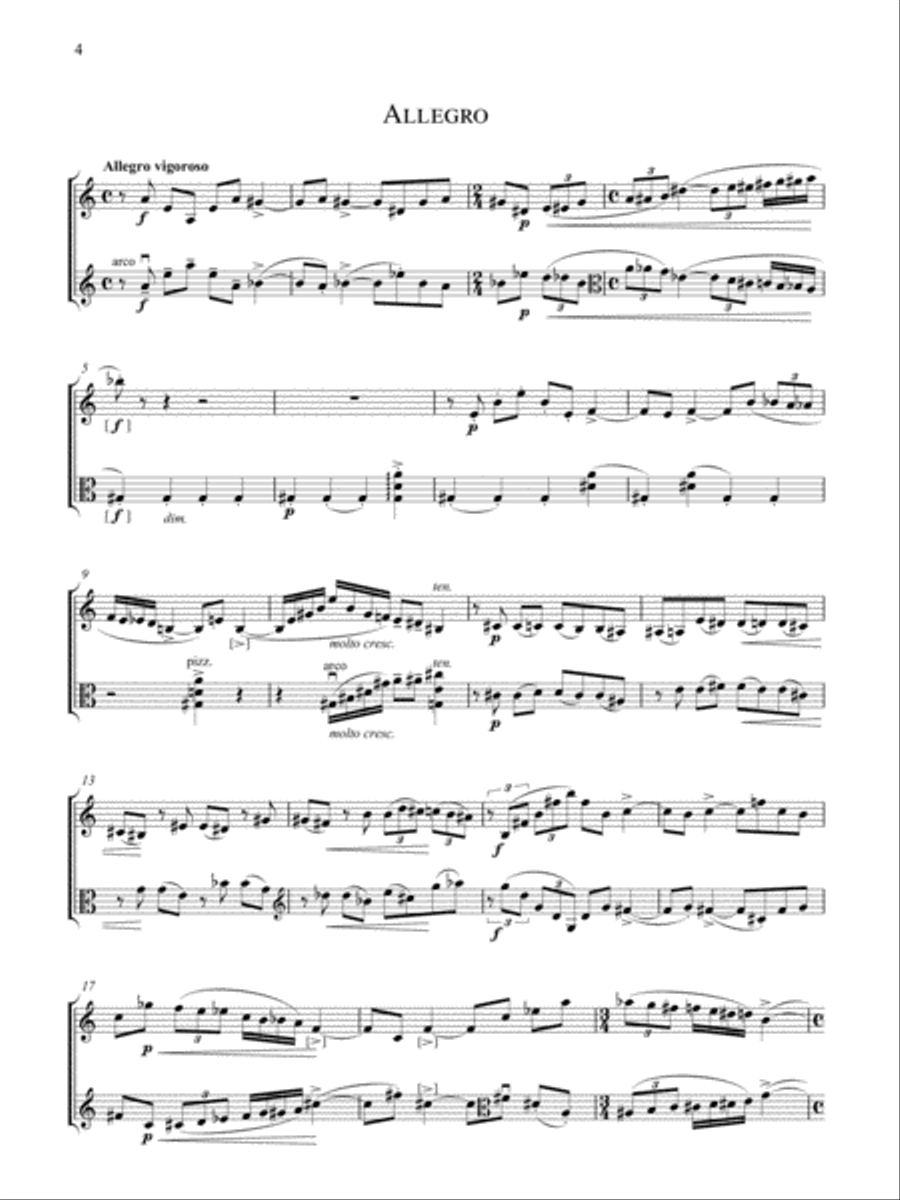 Prelude, Allegro, and Pastorale Clarinet scores gallery preview page 3