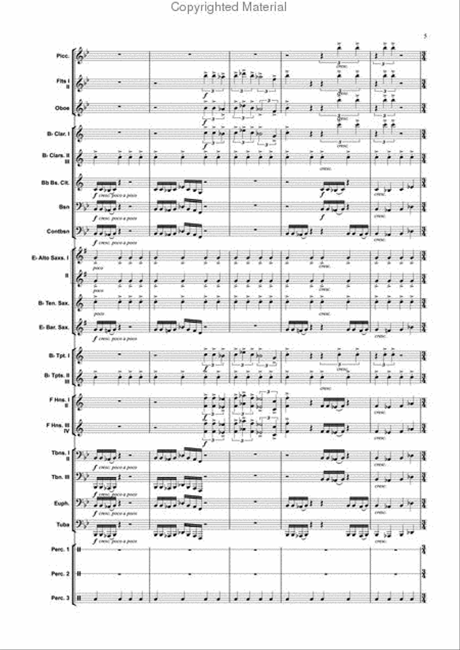 Bang 2 Bang 2 Concert Band scores gallery preview page 6