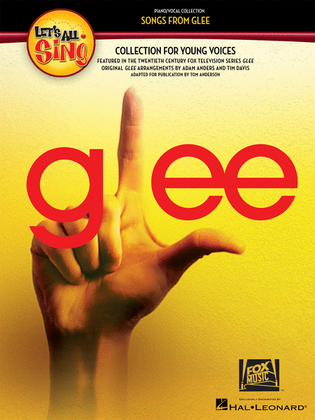 Book cover for Let's All Sing Songs from Glee