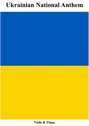 Ukrainian National Anthem for Viola & Piano MFAO World National Anthem Series