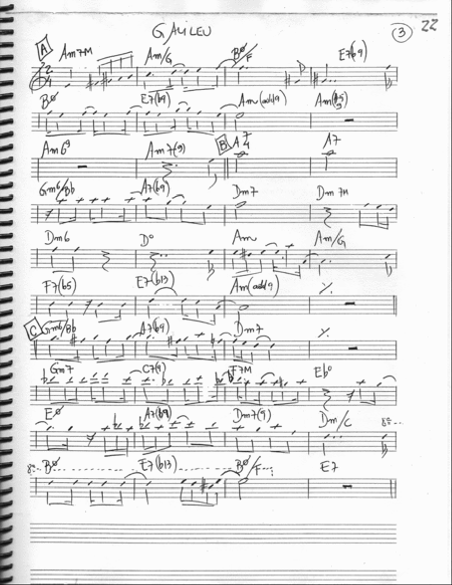 GALILEU: This is Bossa Nova hit Small Ensemble scores gallery preview page 1