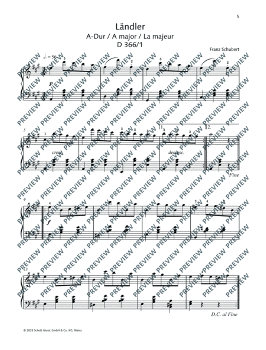 Best of Schubert Piano Solo scores gallery preview page 6