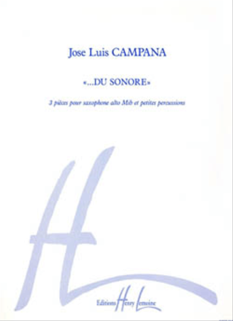 Du Sonore Saxophone scores gallery preview page 1