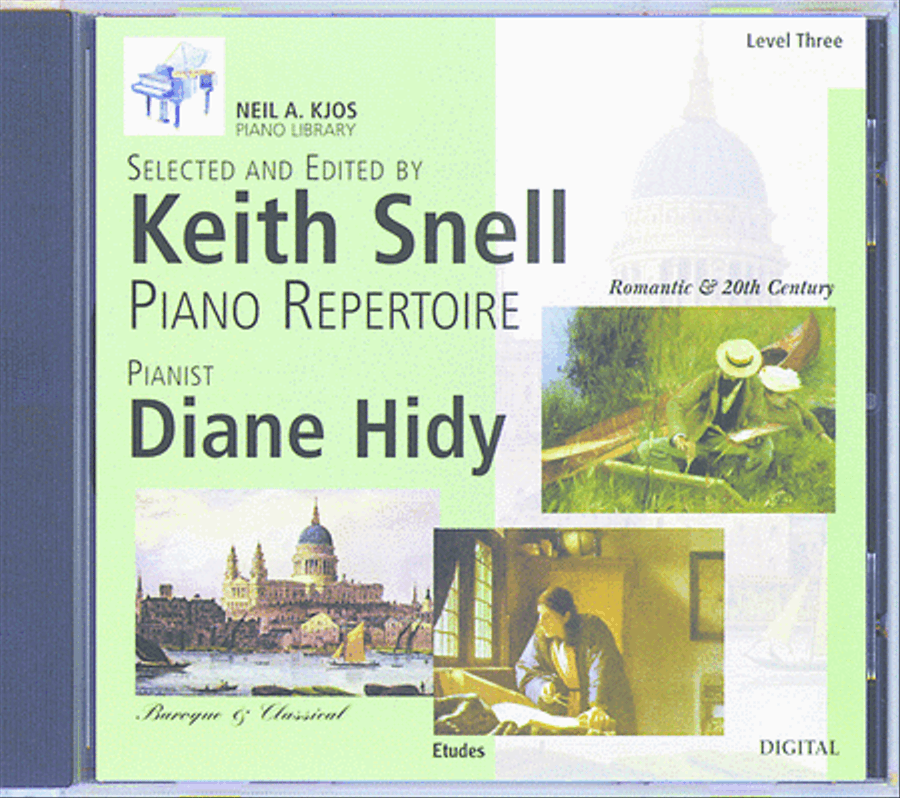 Neil A. Kjos Piano Library CD: Baroque/Classical, Romantic, Etudes, Prep & Level 3 Piano Method scores gallery preview page 1