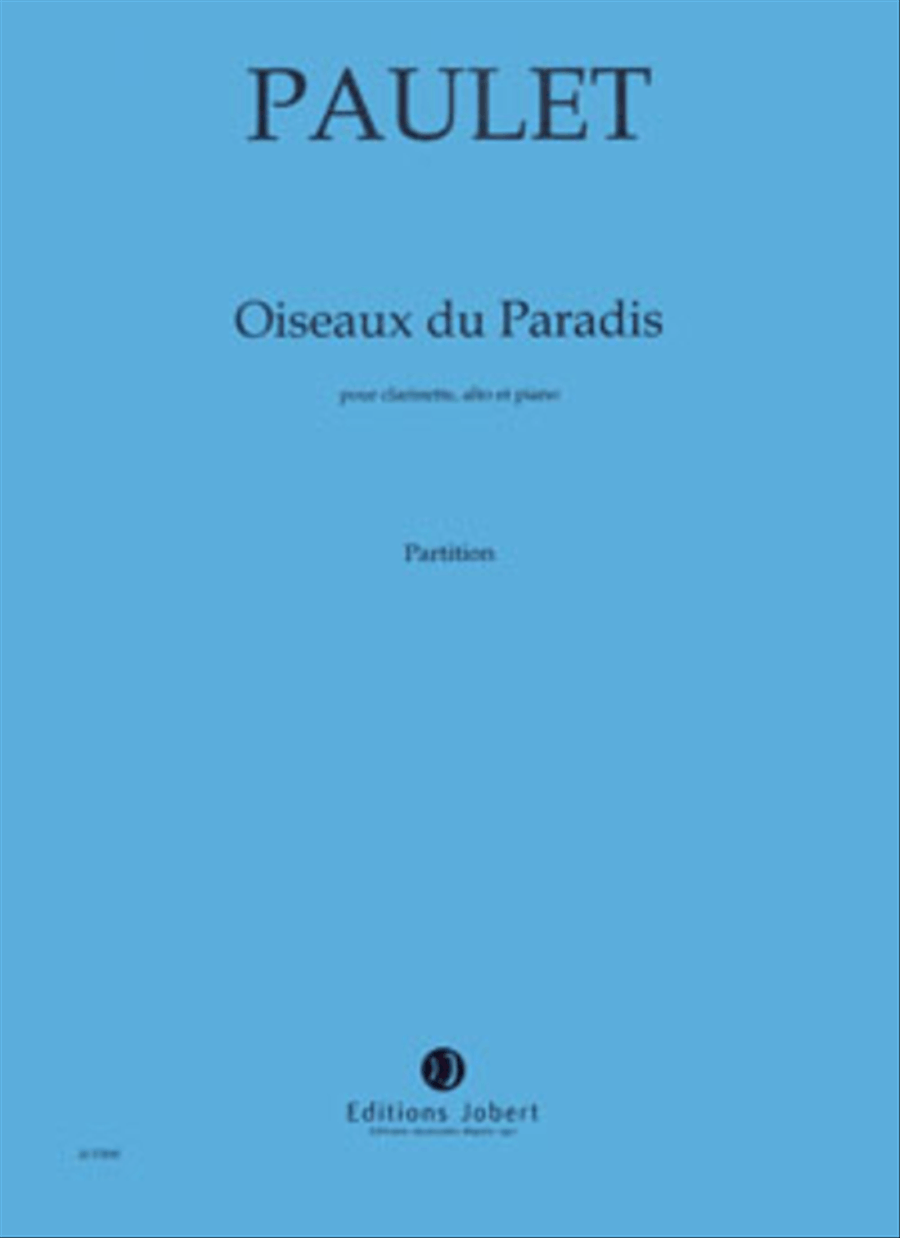 Oiseaux Du Paradis Clarinet scores gallery preview page 1