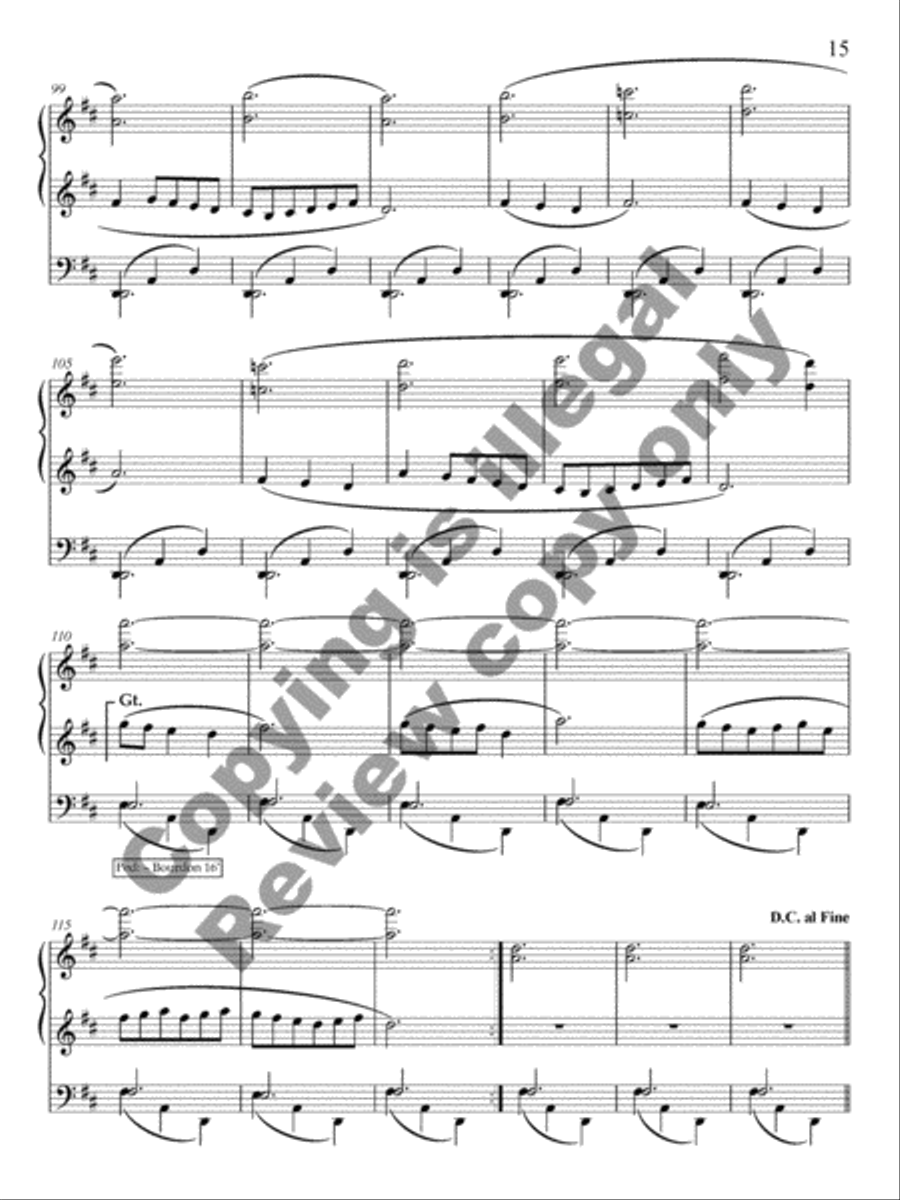 Ancient Airs and Dances, Suite No. 1 Organ Solo scores gallery preview page 36