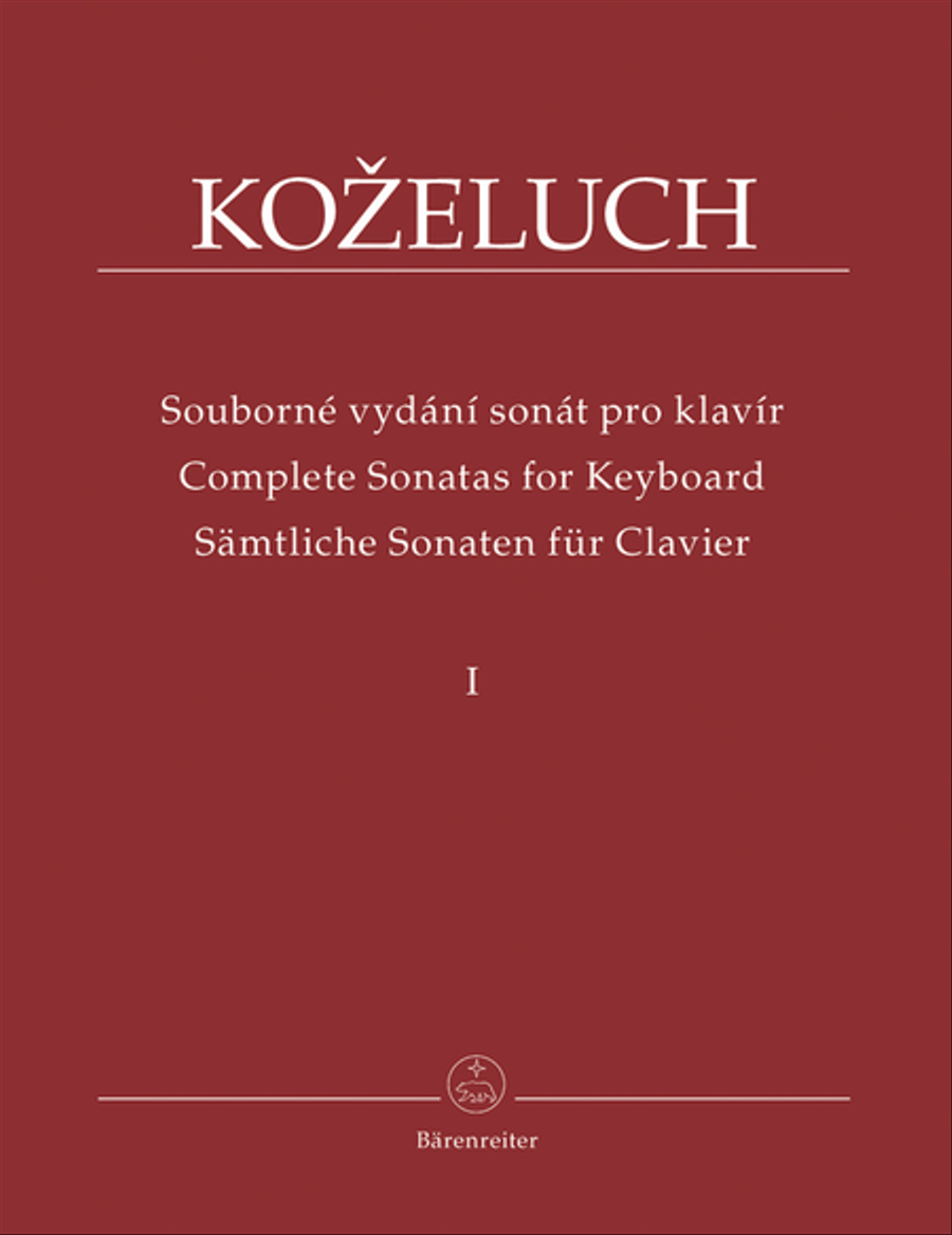 Samtliche Sonaten fur Clavier I / Complete Sonatas for Keyboard Piano Solo scores gallery preview page 1