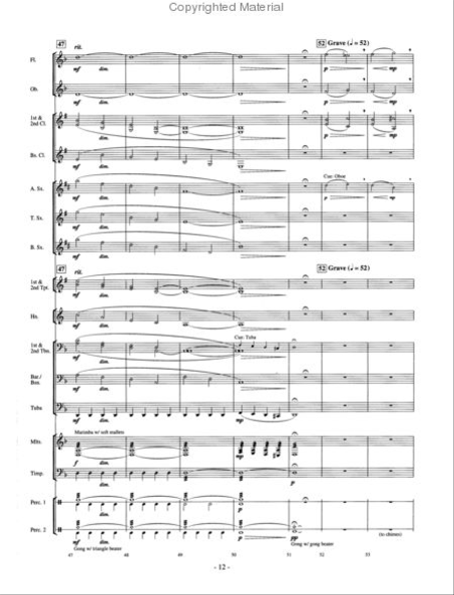 Shadow Rider Concert Band scores gallery preview page 3