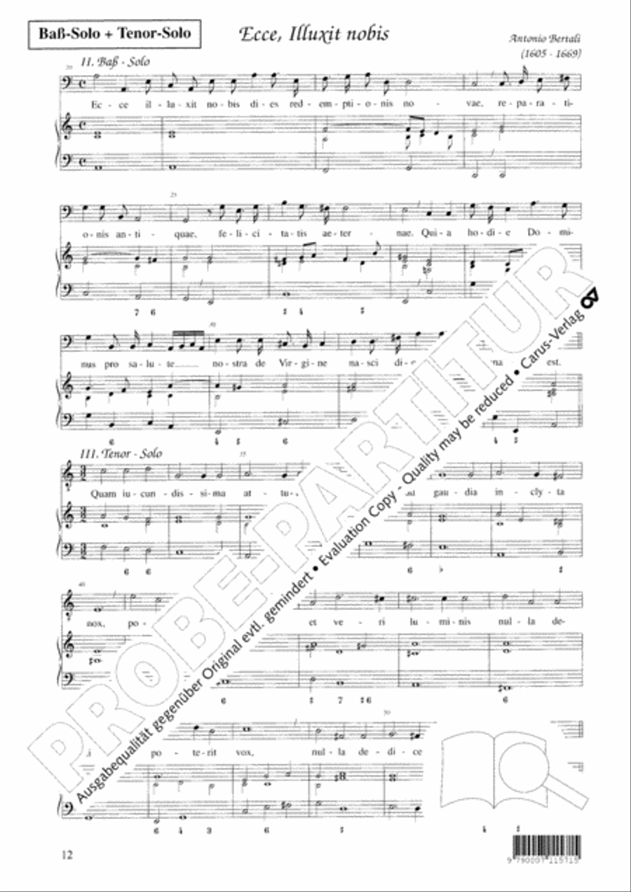 Ecce illuxit nobis STB scores gallery preview page 13