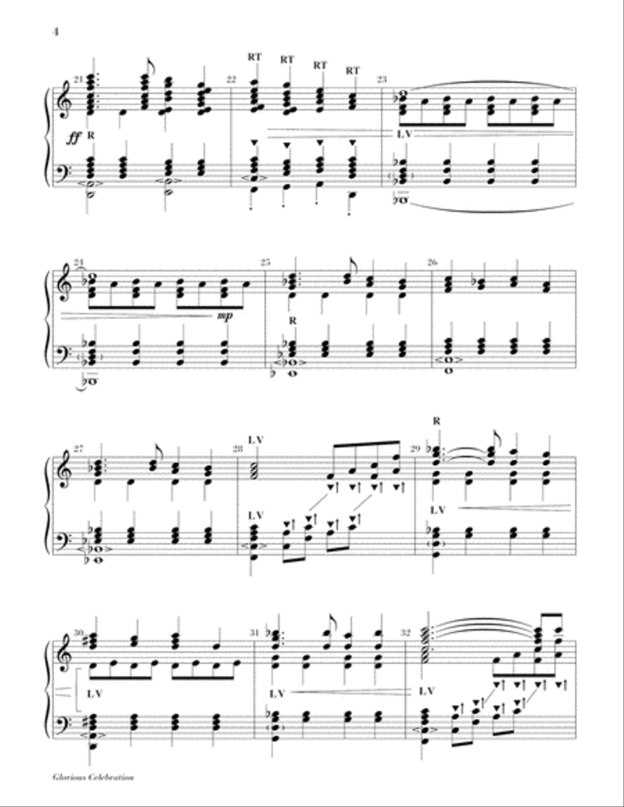 Glorious Celebration Glorious Celebration 5-Octaves scores gallery preview page 5
