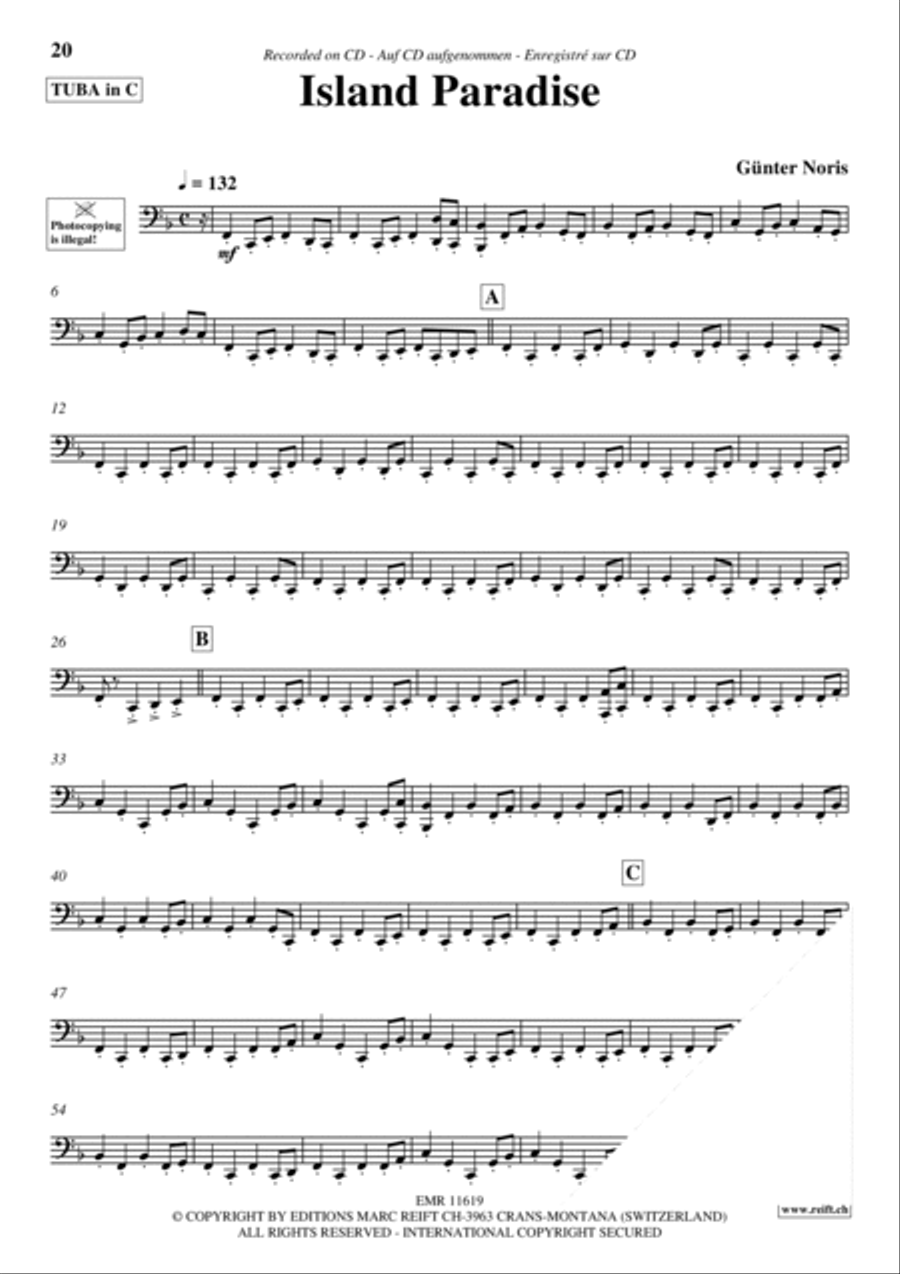Play The Tuba With The Ballroom Dance Orchestra Vol. 6 Tuba scores gallery preview page 14