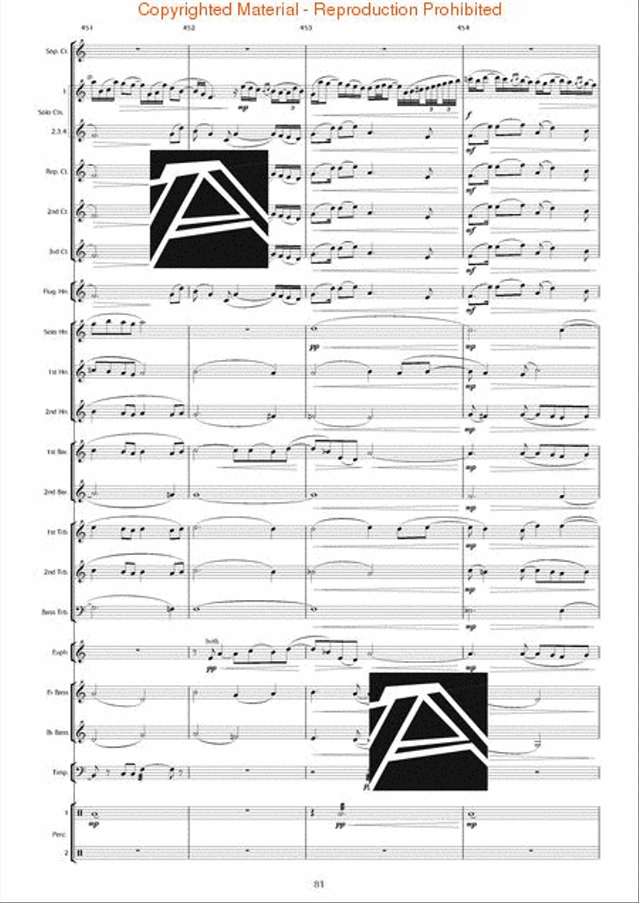 Surround Sound Brass Band scores gallery preview page 82
