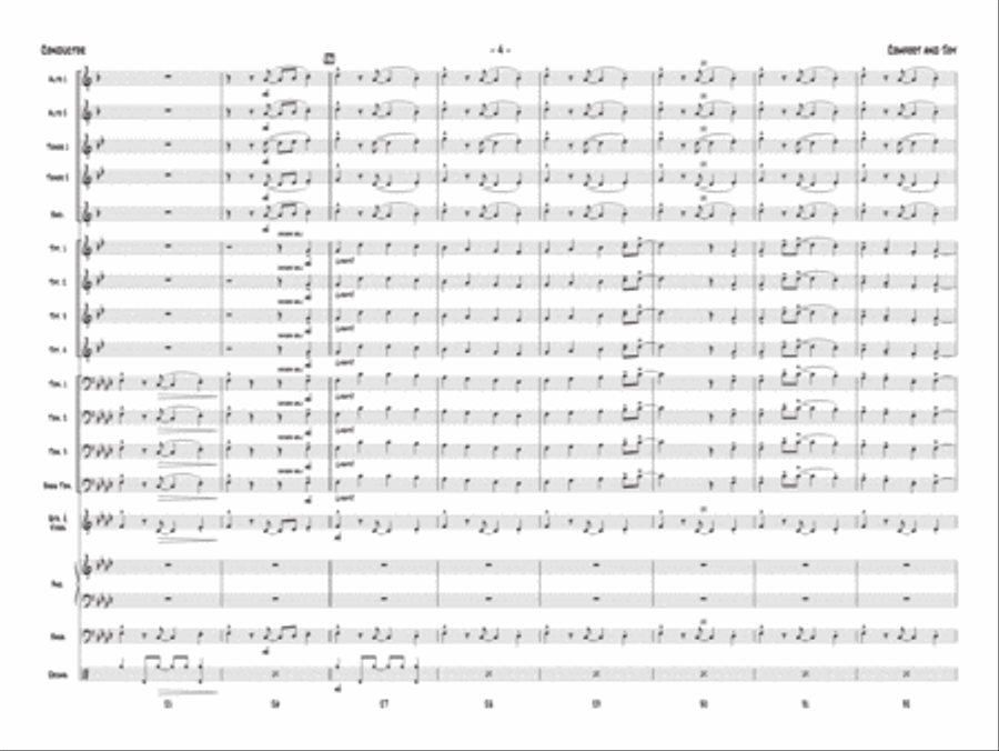 Comfort and Joy: Score Jazz Ensemble scores gallery preview page 6
