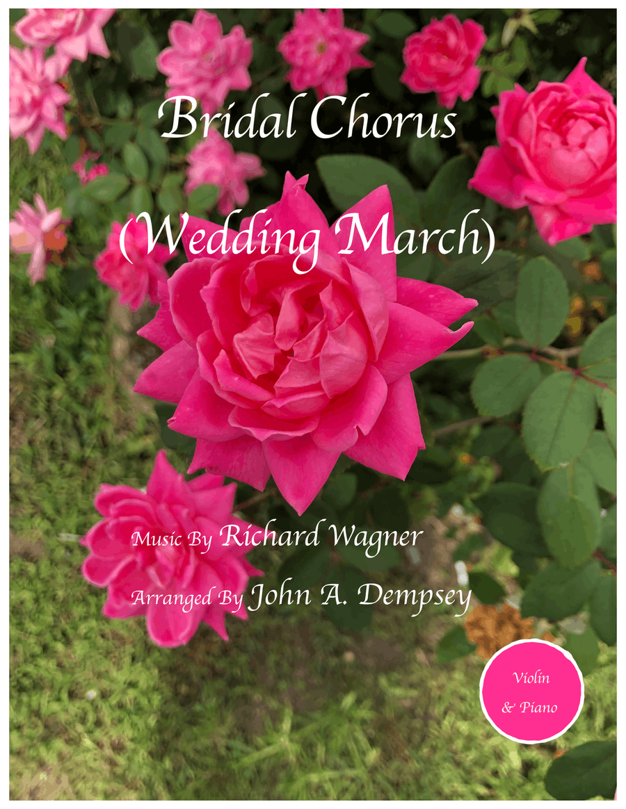 Bridal March (Here Comes the Bride): Wedding Duet for Violin and Piano Violin Solo scores gallery preview page 1