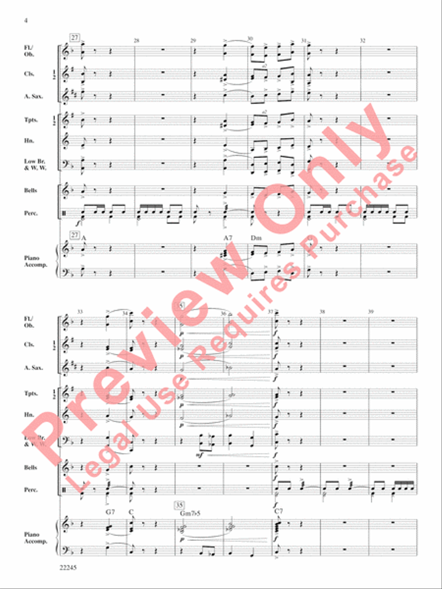 Honor Roll March Honor Roll March Concert Band scores gallery preview page 5