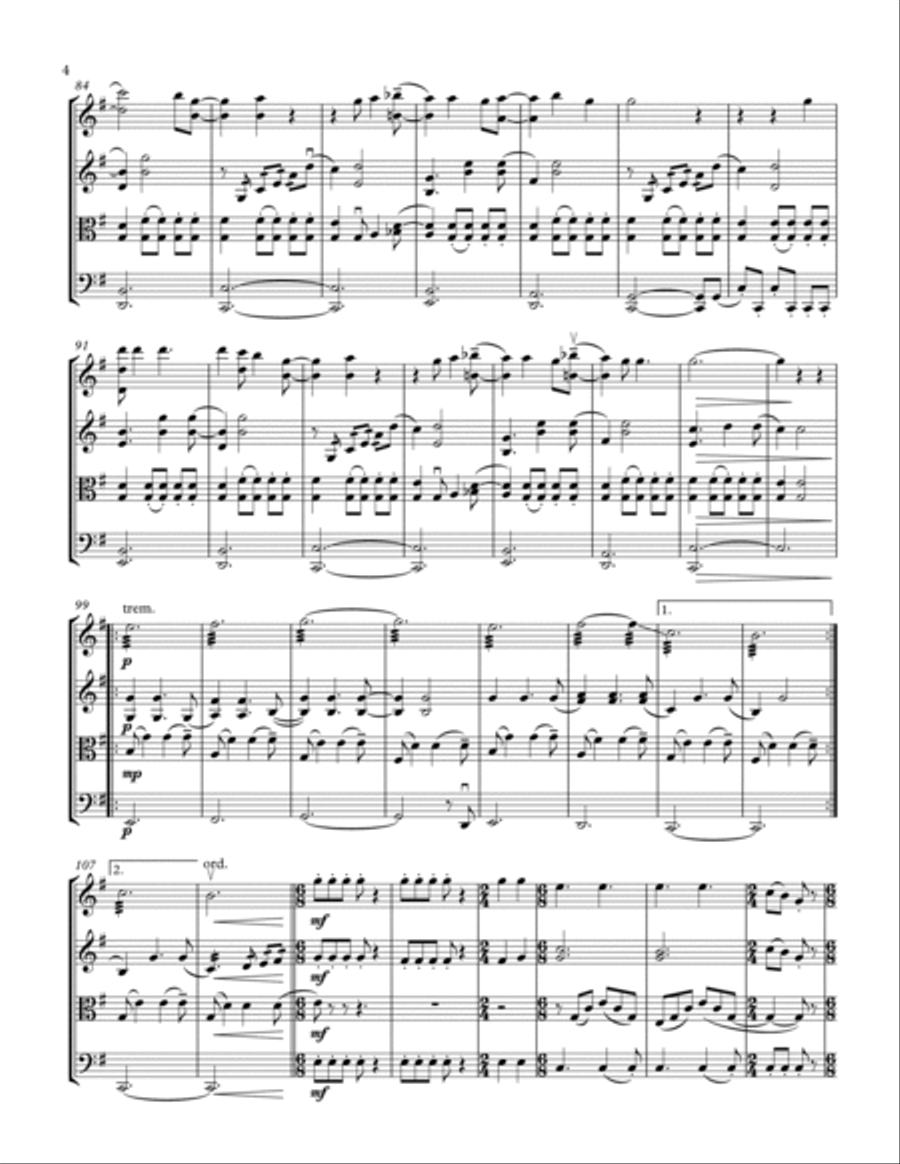 Iris Iris String Quartet scores gallery preview page 4