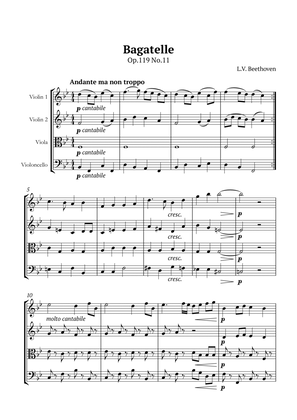 Bagatelle Op.119 No.11
