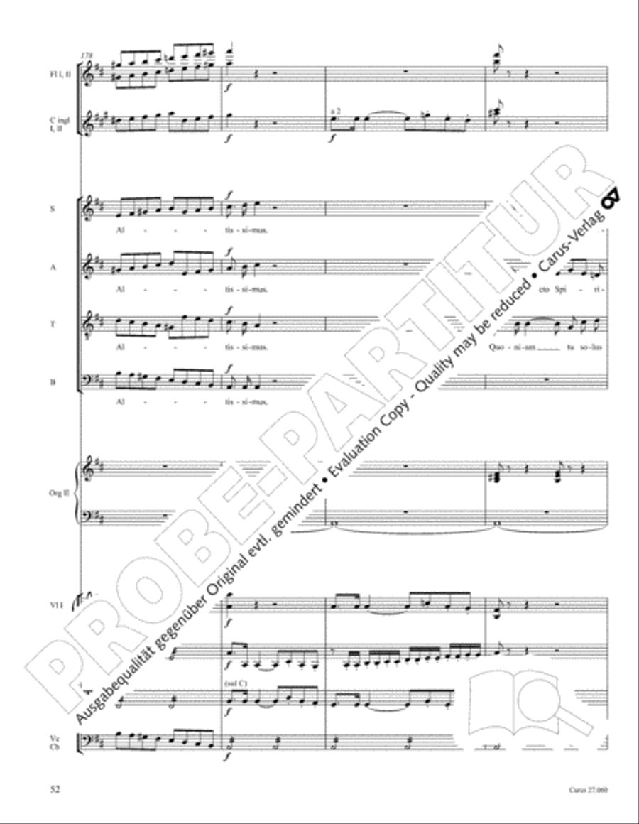 Messe a quatre voix 4-Part scores gallery preview page 63