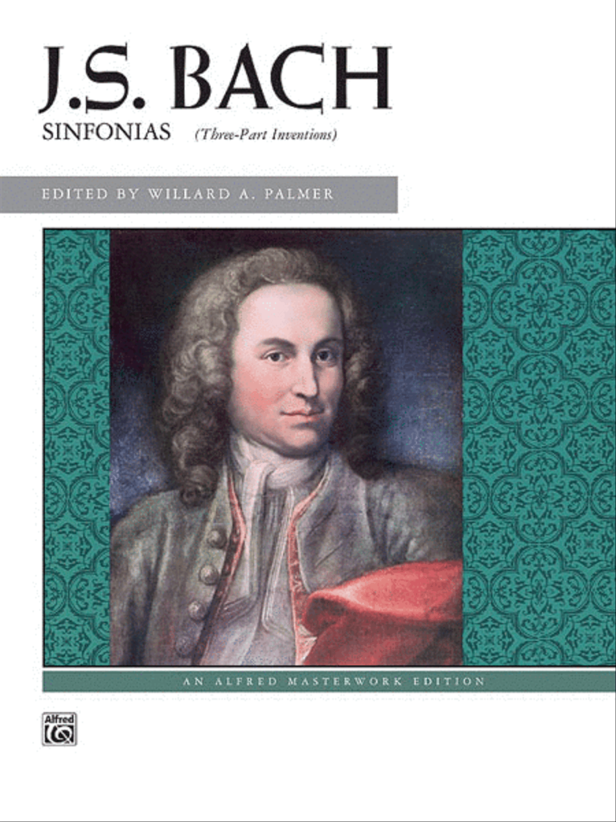 Bach -- 3-Part Inventions (Sinfonias) Piano Solo scores gallery preview page 1