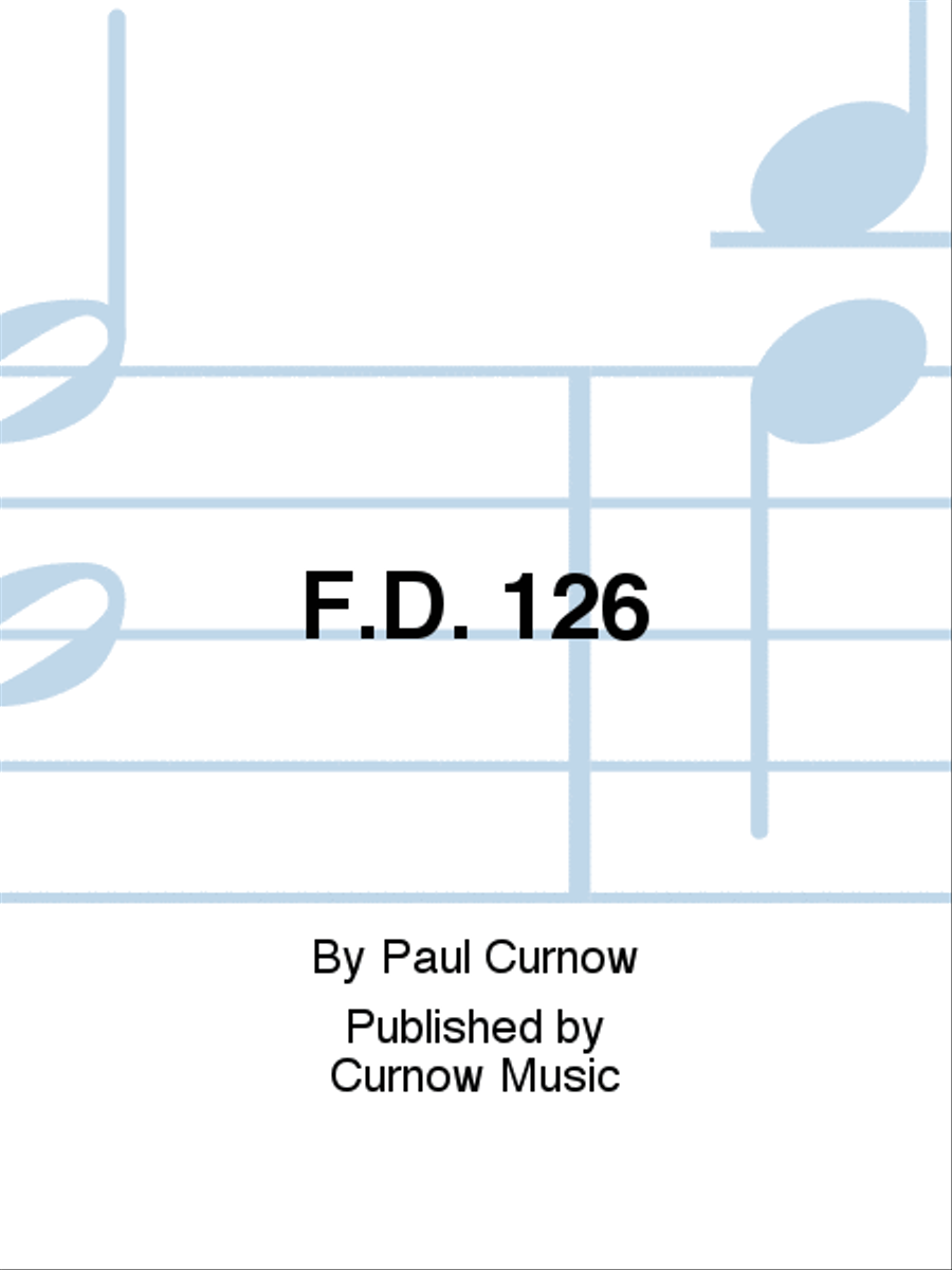 F.D. 126 F.D. 126 Concert Band scores gallery preview page 1