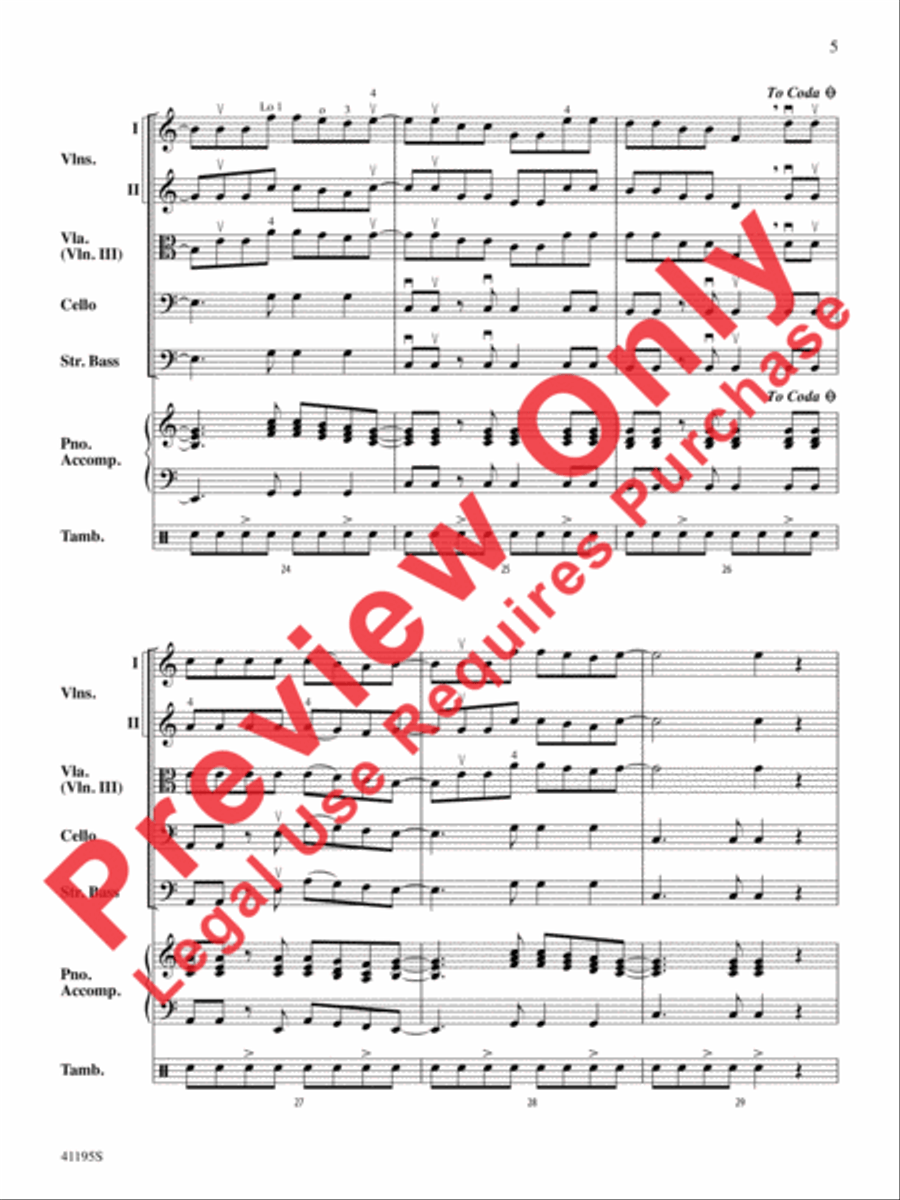 Just Give Me a Reason Just Give Me a Reason String Orchestra scores gallery preview page 6
