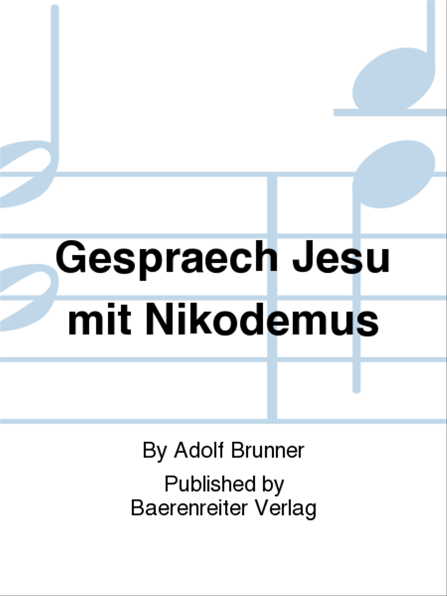 Gespraech Jesu mit Nikodemus