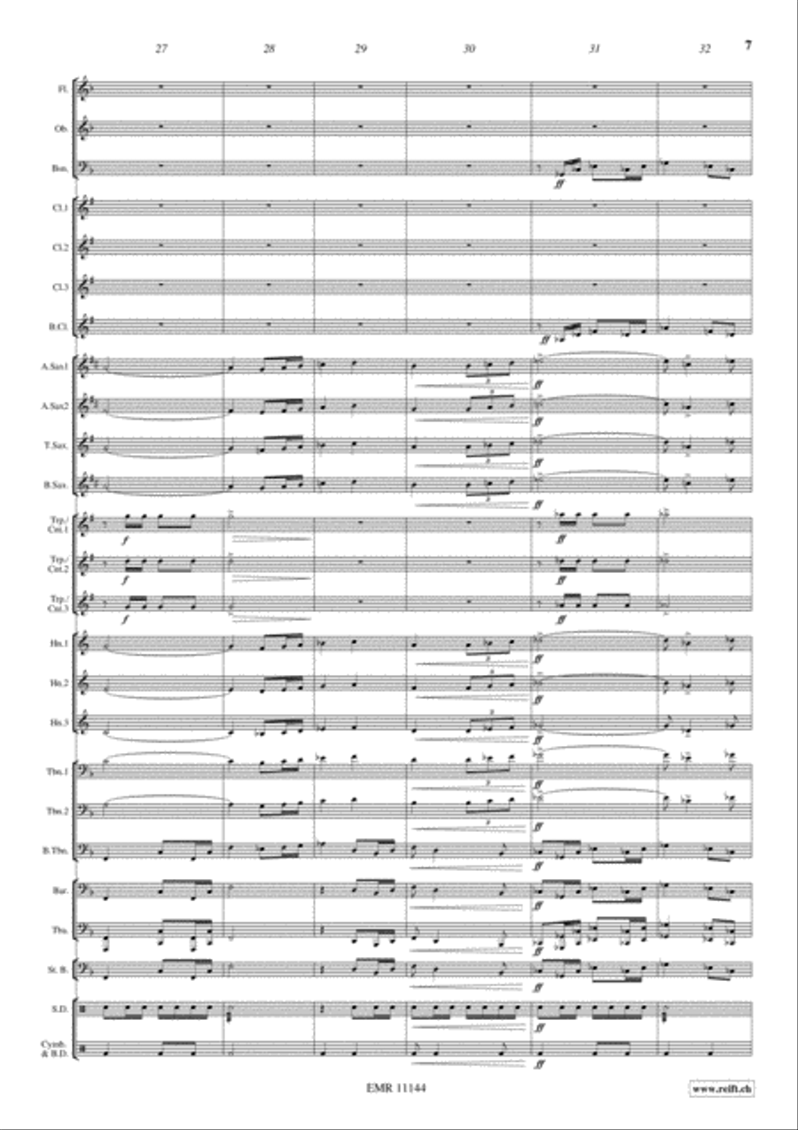 Walking With God Concert Band scores gallery preview page 8