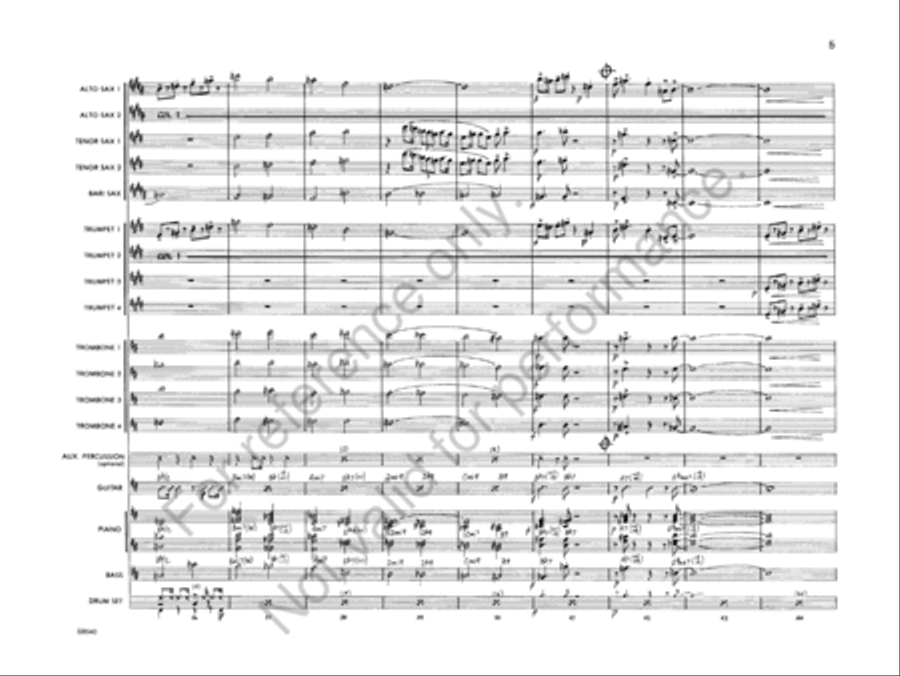 The Mad Grasshopper Jazz Ensemble scores gallery preview page 7
