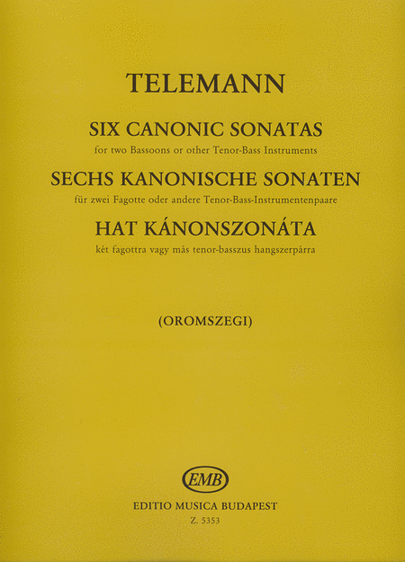 Sechs Kanonische Sonaten