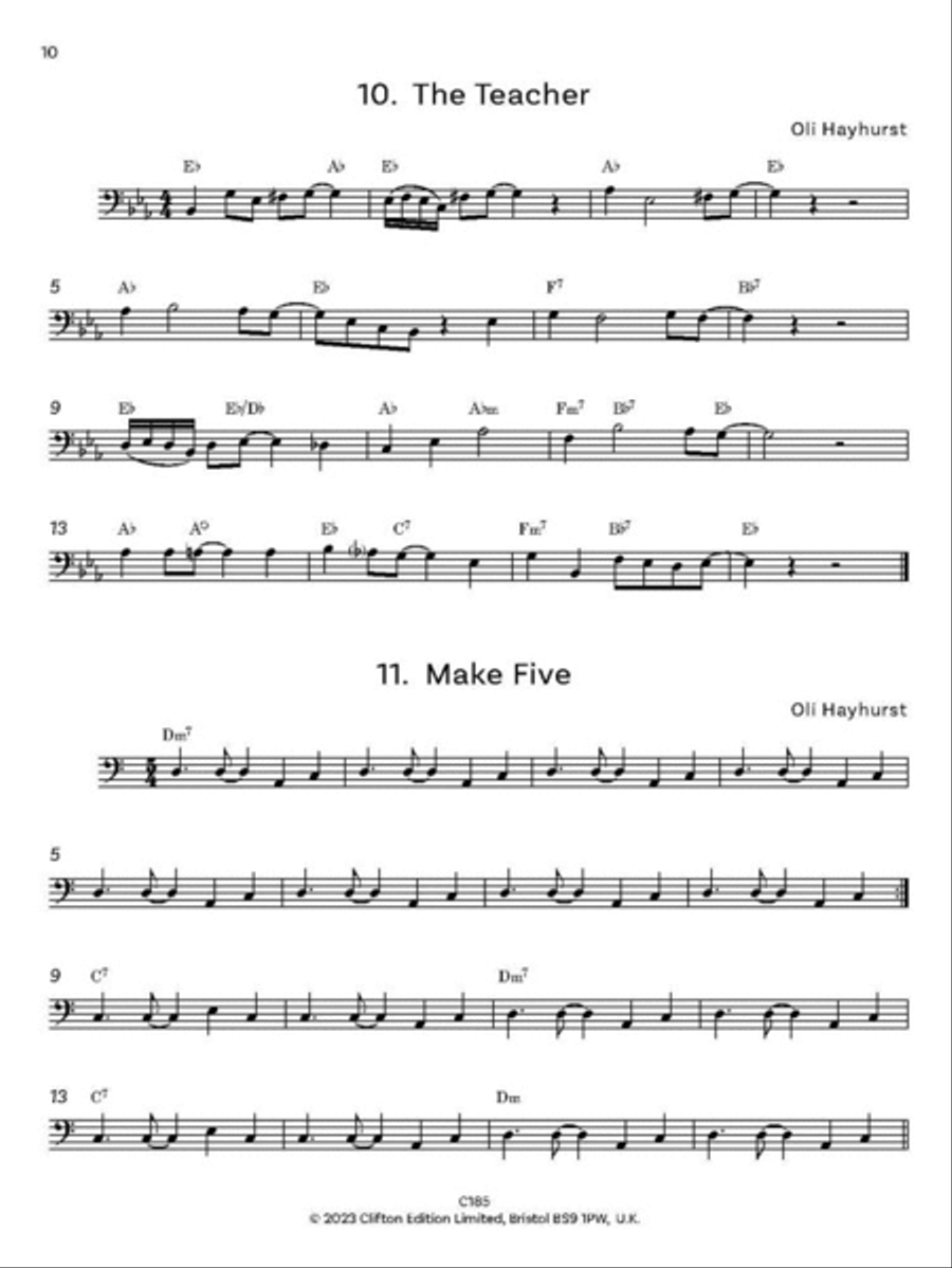 Easy Bass Jazz Double Bass scores gallery preview page 3