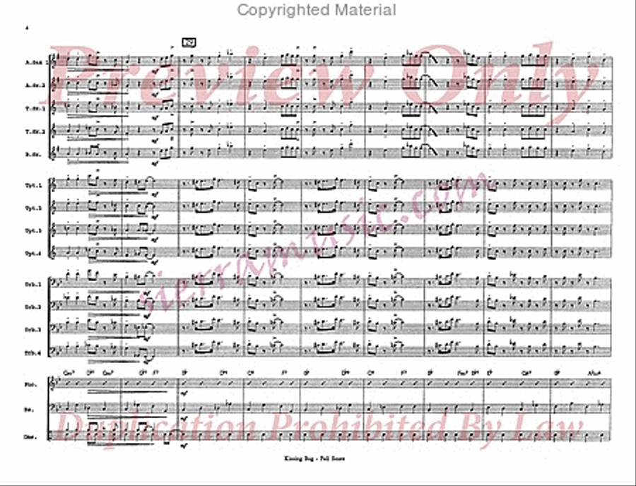 Kissing Bug Big Band scores gallery preview page 5