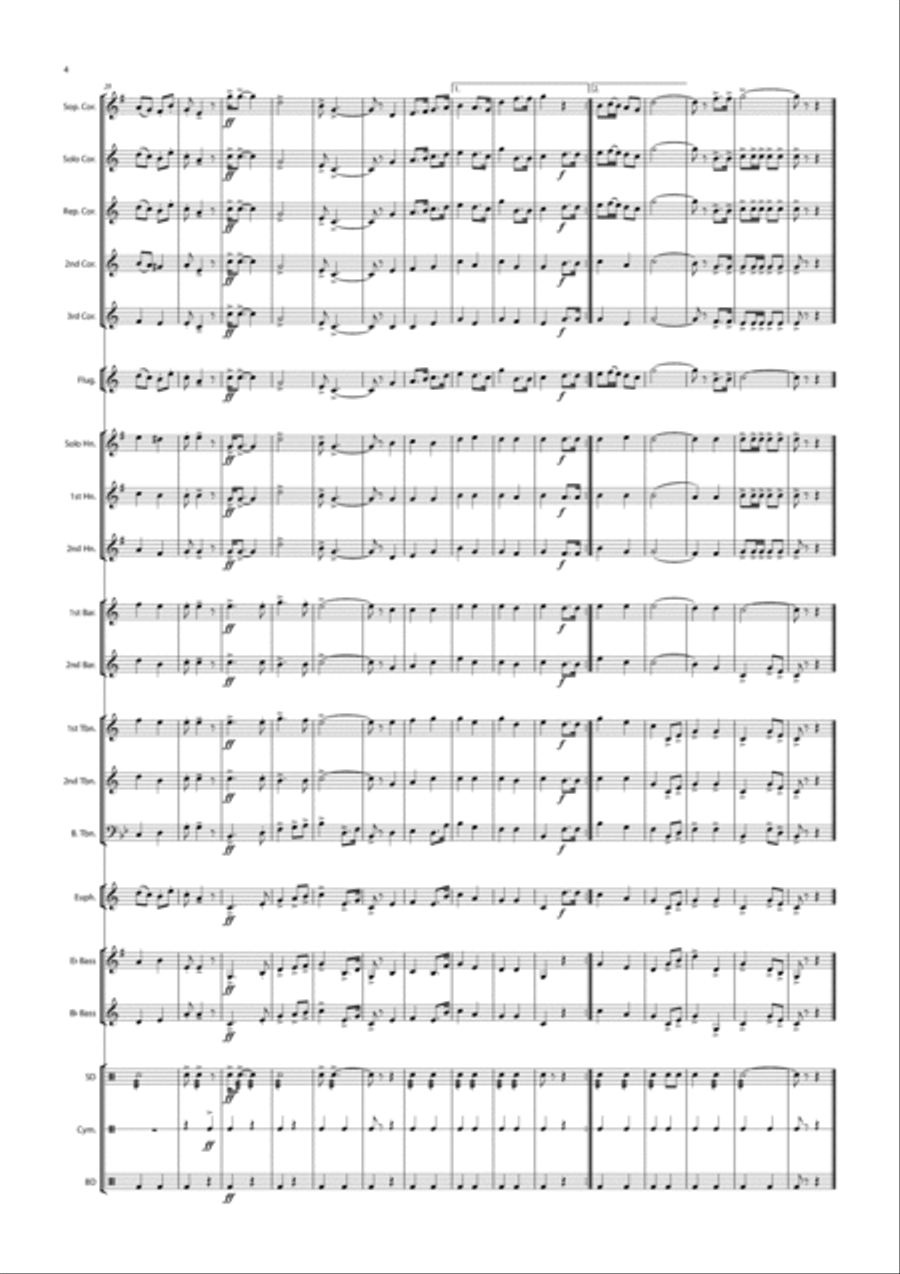 Heart of Oak Brass Band scores gallery preview page 4