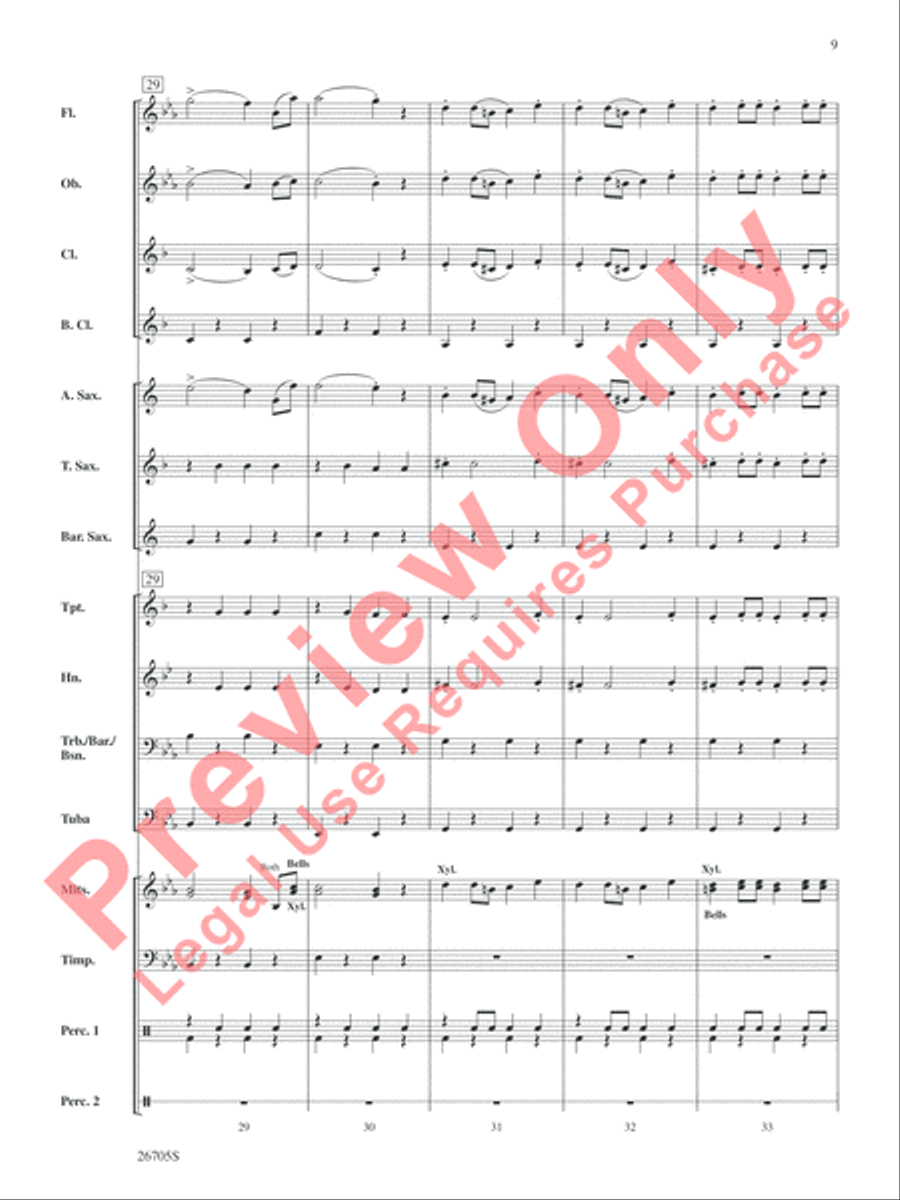 Radetzky March: A Concert in Vienna Concert Band scores gallery preview page 10