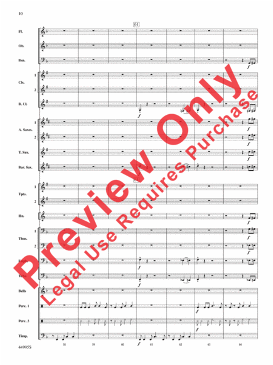 Djembe Laya Concert Band scores gallery preview page 27