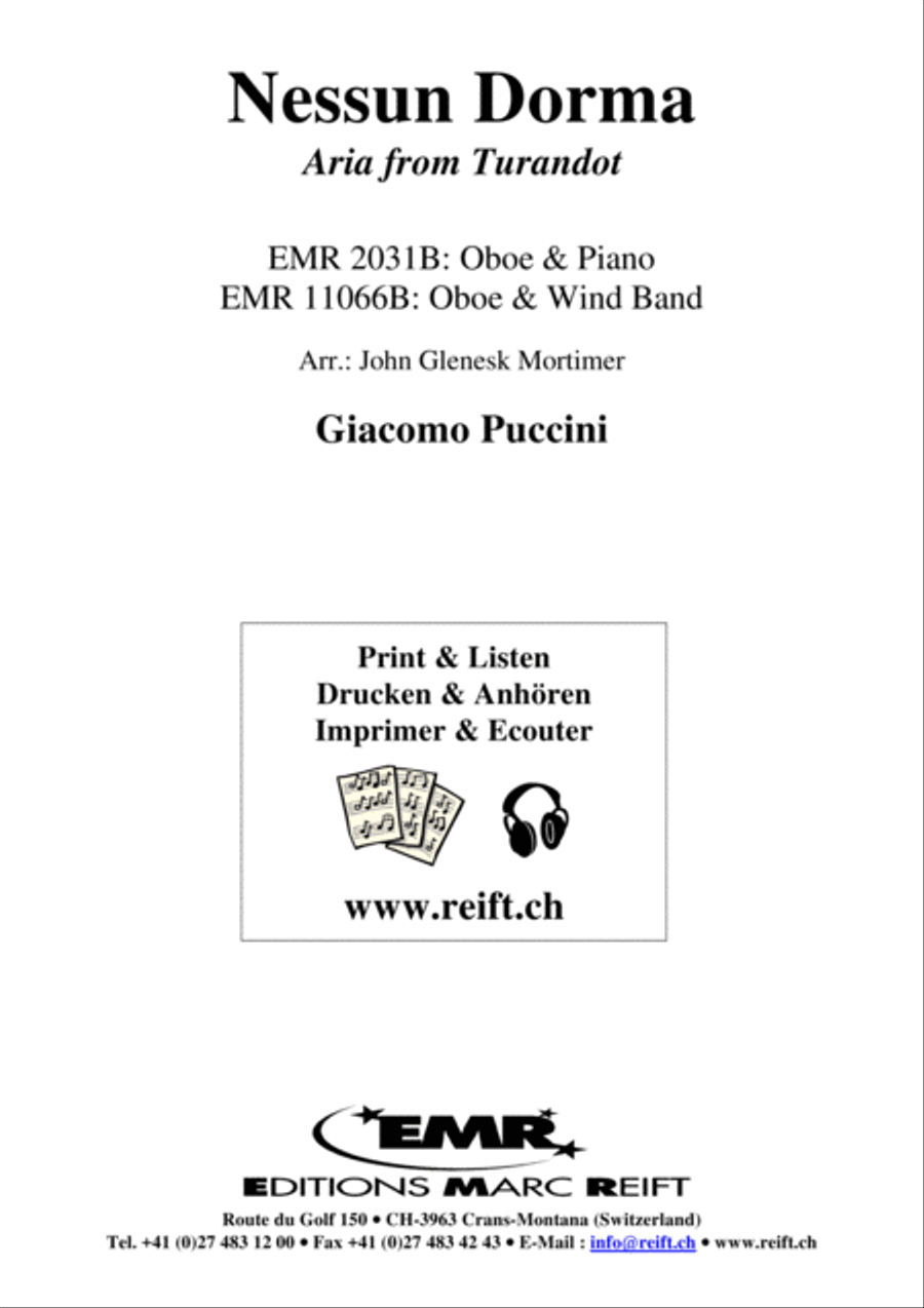 Nessun Dorma Piano Accompaniment scores gallery preview page 2