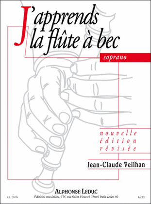 Book cover for J'apprends La Flute A Bec (soprano) (recorder Solo)