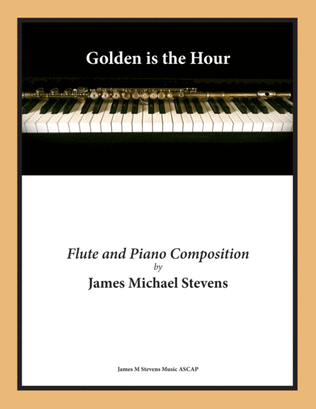Book cover for Golden is the Hour - Flute & Piano