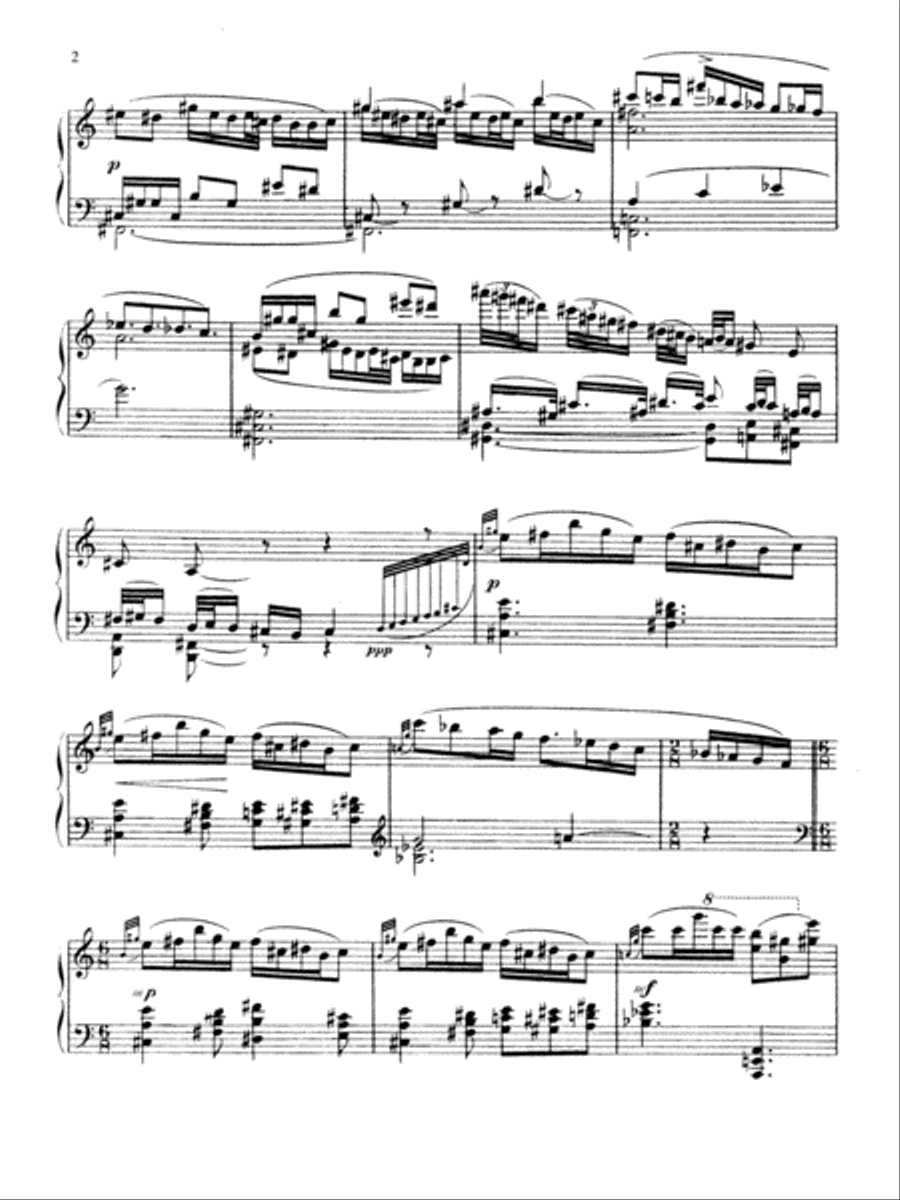 Miaskowsky: Printemps Miaskowsky: Printemps Piano Solo scores gallery preview page 2