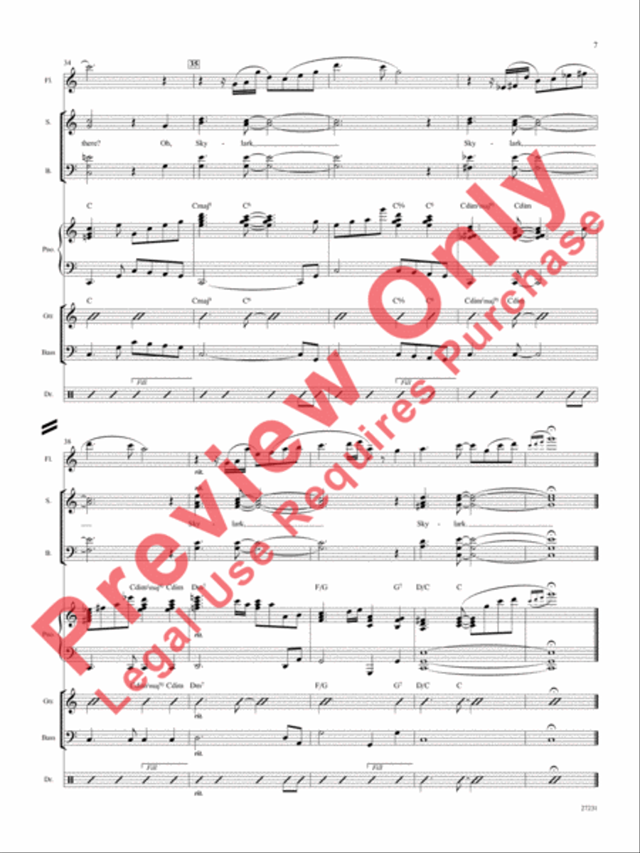Skylark Skylark Choir scores gallery preview page 8