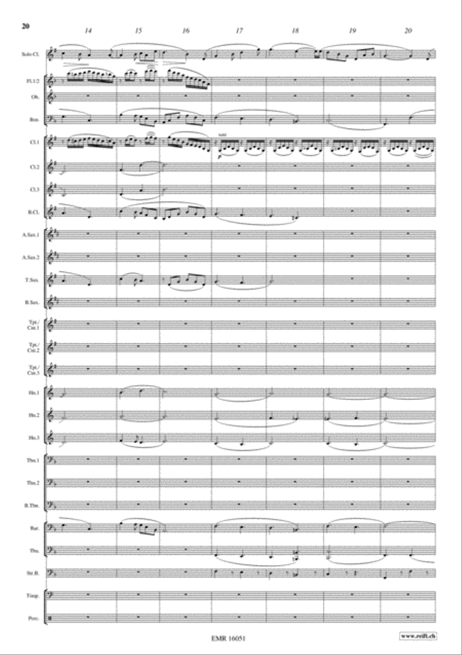 Japanese Folksongs Concert Band scores gallery preview page 13