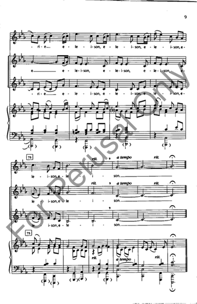 Kyrie: from "Missa Brevis in C Minor "