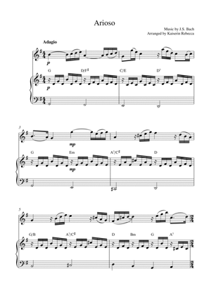 Arioso (for flute solo and piano accompaniment)